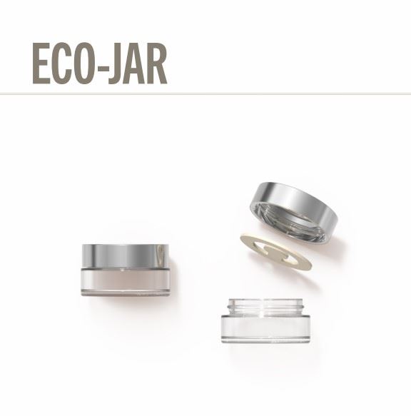 The Eco-Jar: Aluminum Cap, Glass Jar and Easy-to-Remove Liner